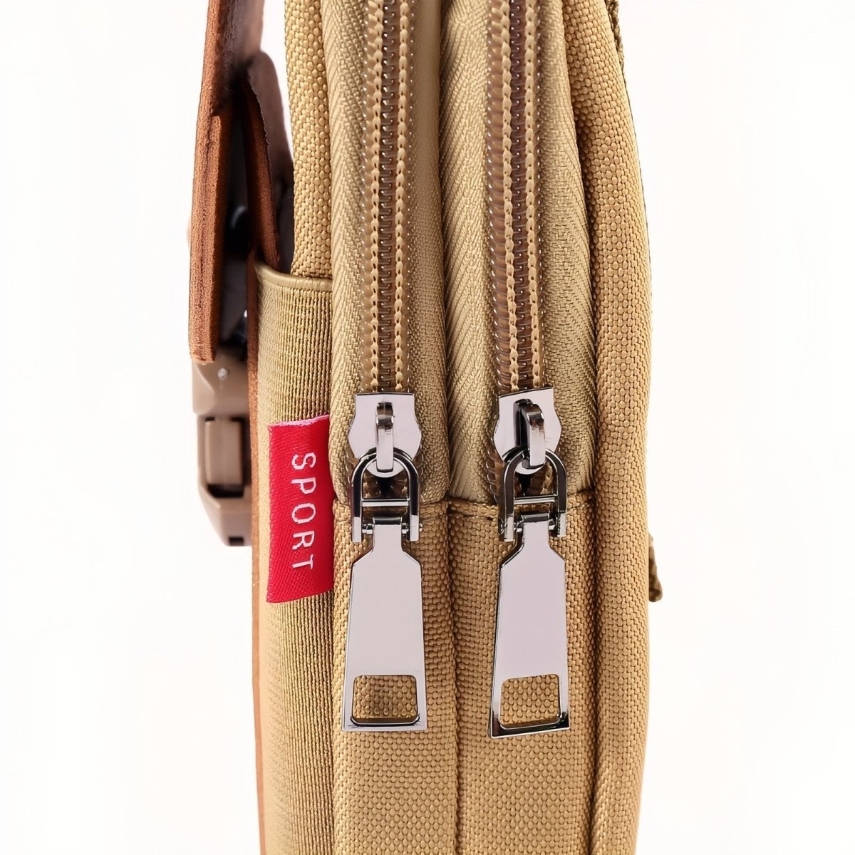 Compact Hiking Pouch with Belt Attachment & Zipped Compartments-Field & Wild