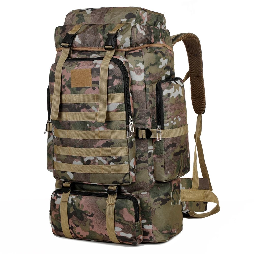 Hiking Backpack Durable Canvas Rucksack | Active Peaks-Field & Wild