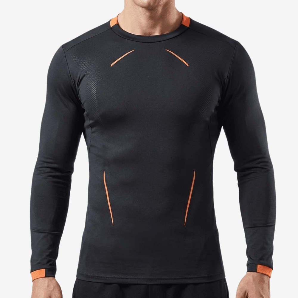 Breathable Long-Sleeve Hiking T-Shirt with Stretch Fit-Field & Wild