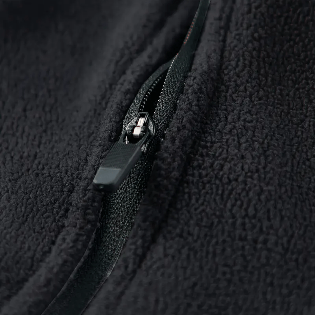 Men’s Half-Zip Fleece Pullover with Stand Collar-Field & Wild