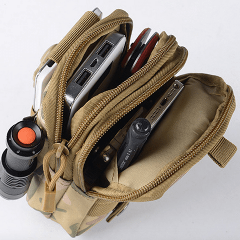 Water-Resistant Waist Bag with Adjustable Hands-Free Fit-Field & Wild