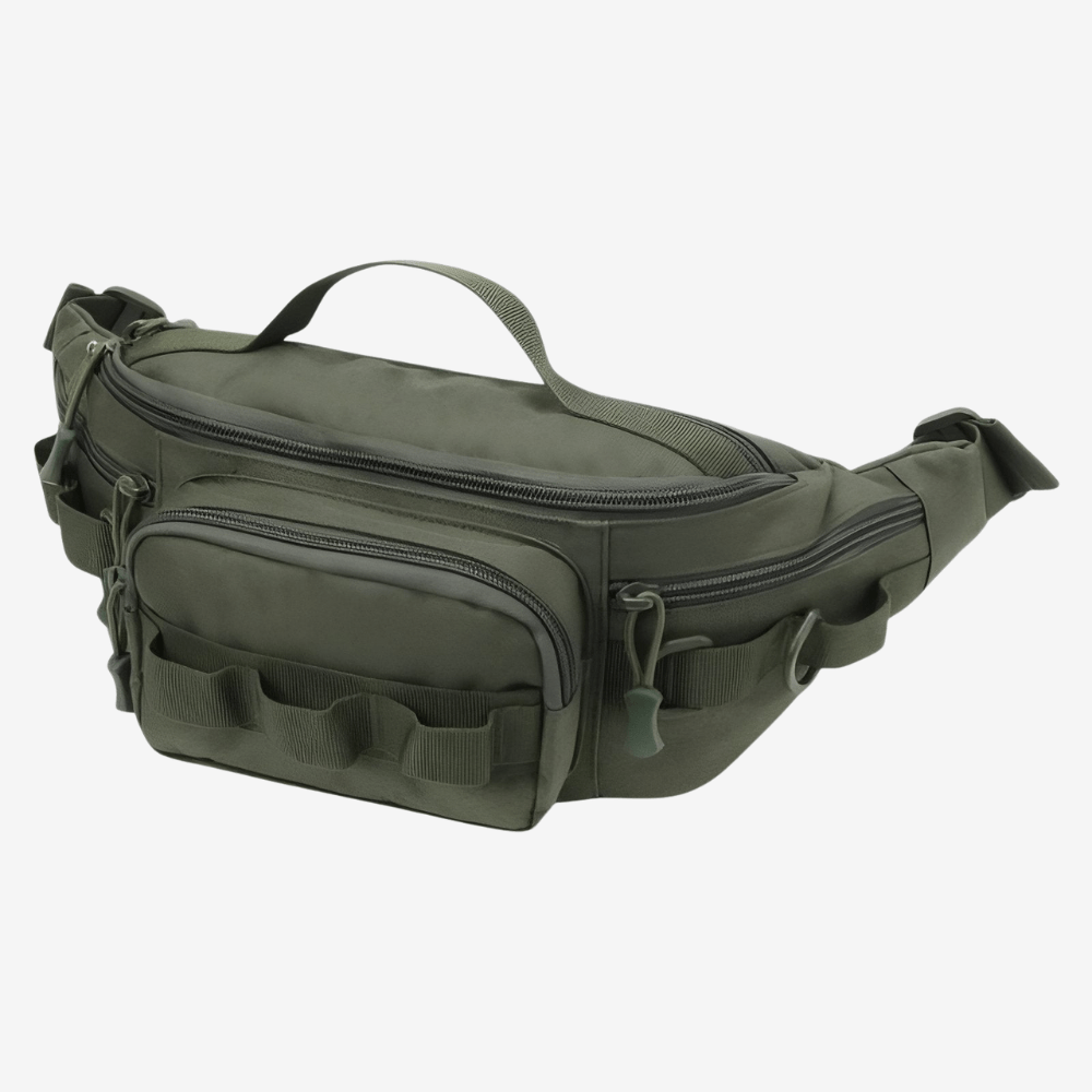 Compact Water-Resistant Hiking Waist Pack with Zipped Pockets-Field & Wild