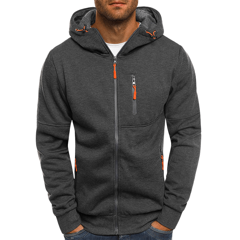 Durable Knitted Outdoor Jacket with Full Zip Design-Field & Wild