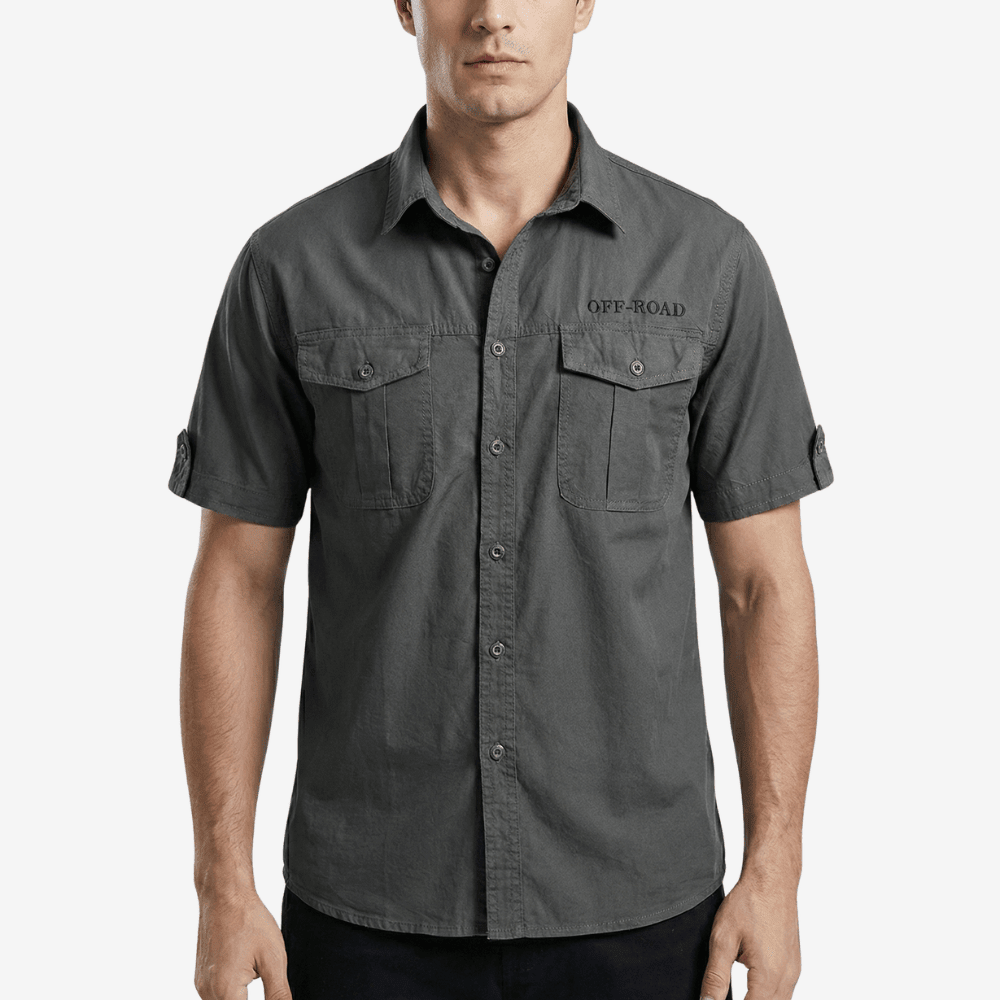 Breathable Cotton Outdoor Shirt for Men | Active Peaks-Field & Wild