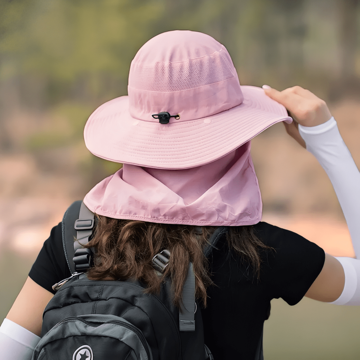 Lightweight Breathable Hiking Hat with Neck Cover | Active Peaks-Field & Wild