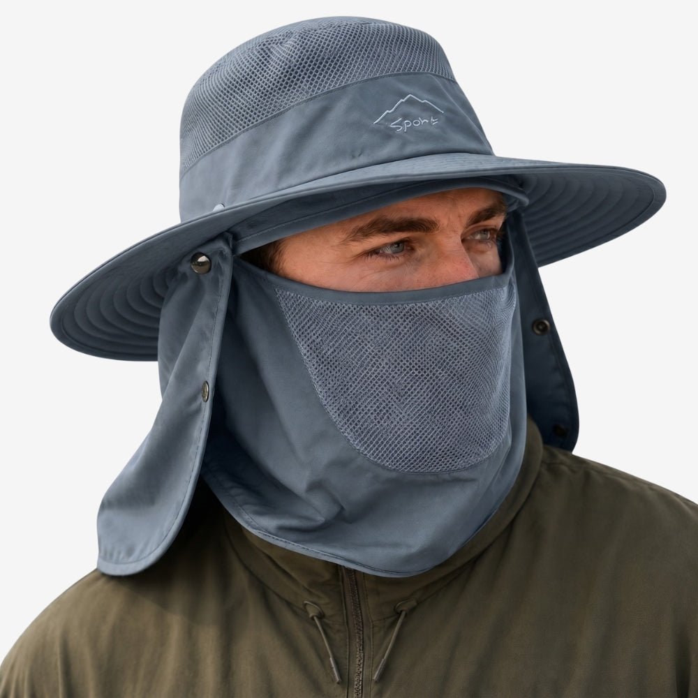 Lightweight Breathable Hiking Hat with Neck Cover | Active Peaks-Field & Wild