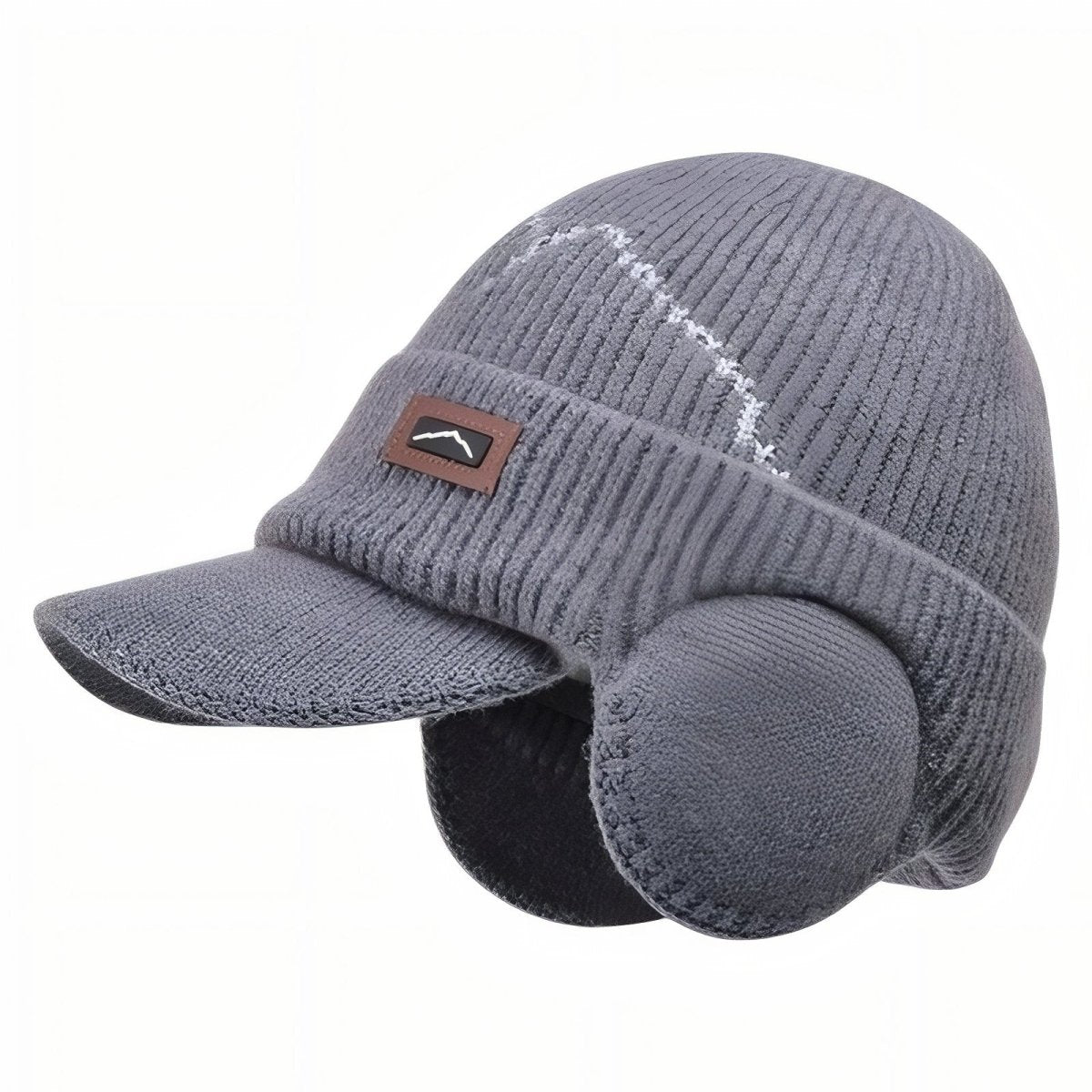 Fleece-Lined Winter Hat with Ear Flaps & Protective Visor-Field & Wild