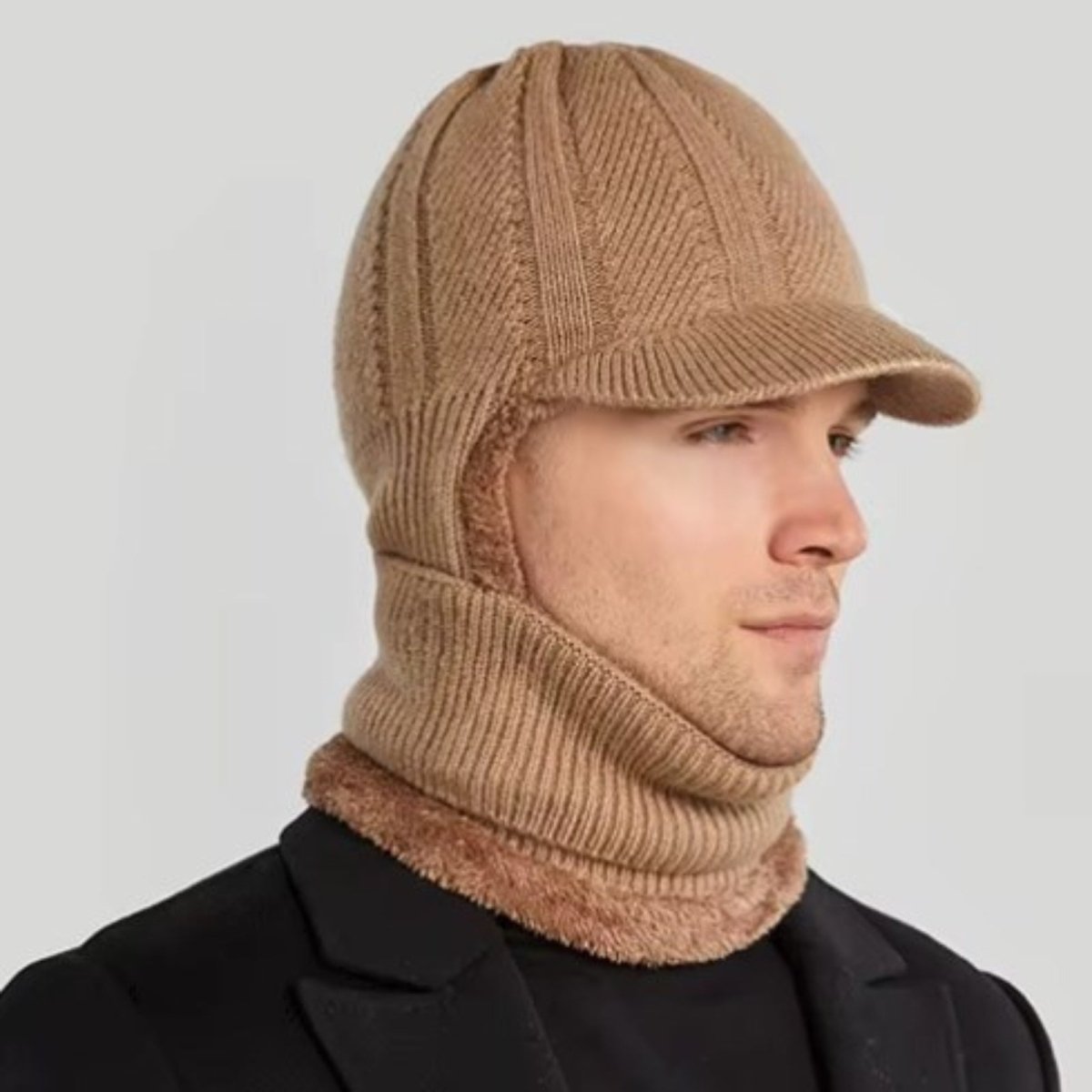 Thermal Balaclava Hat with Integrated Visor & Neck Coverage-Field & Wild