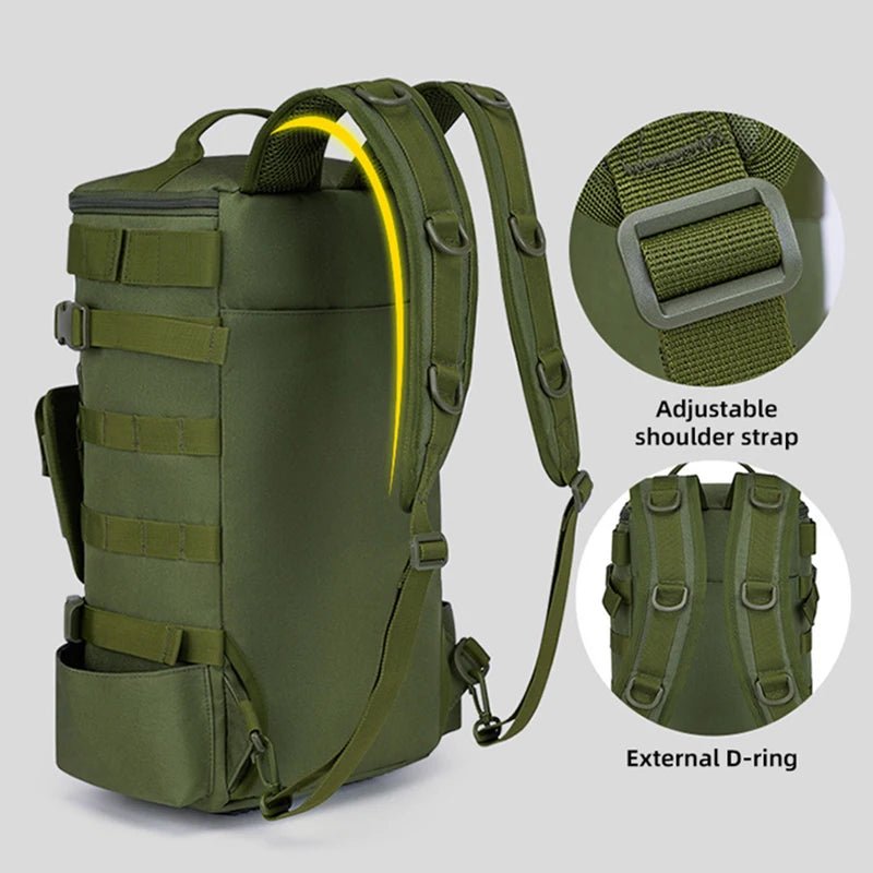 Water-Resistant Fishing Backpack with Rod Holders-Field & Wild