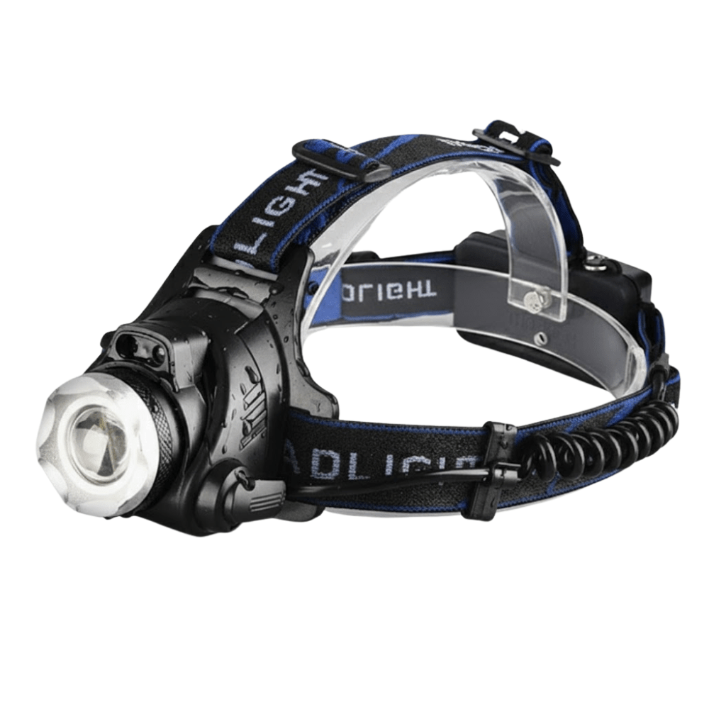 Rechargeable LED Head Torch with Zoom Function - Field & Wild-Field & Wild