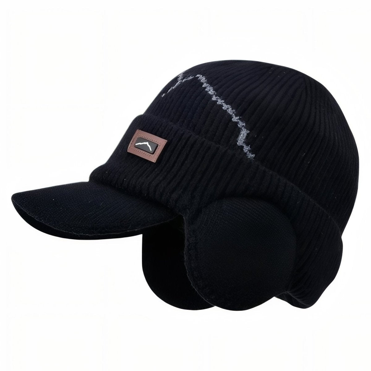 Fleece-Lined Winter Hat with Ear Flaps & Protective Visor-Field & Wild