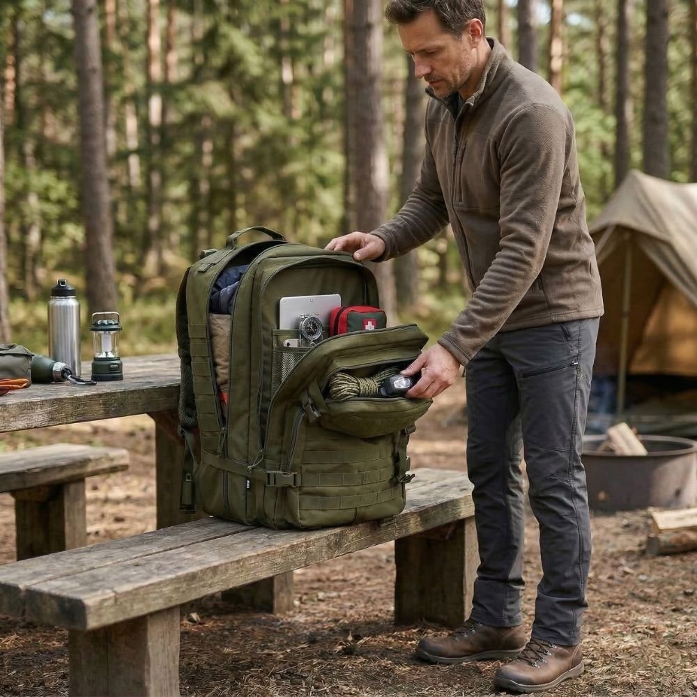 Durable Waterproof 50L Hiking Backpack | Active Peaks-Field & Wild