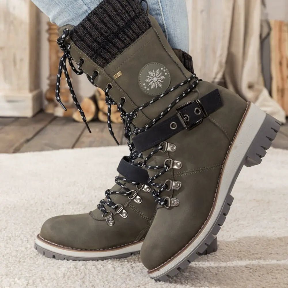 Women’s Insulated Winter Boots with Water-Resistant Grip Sole-Field & Wild