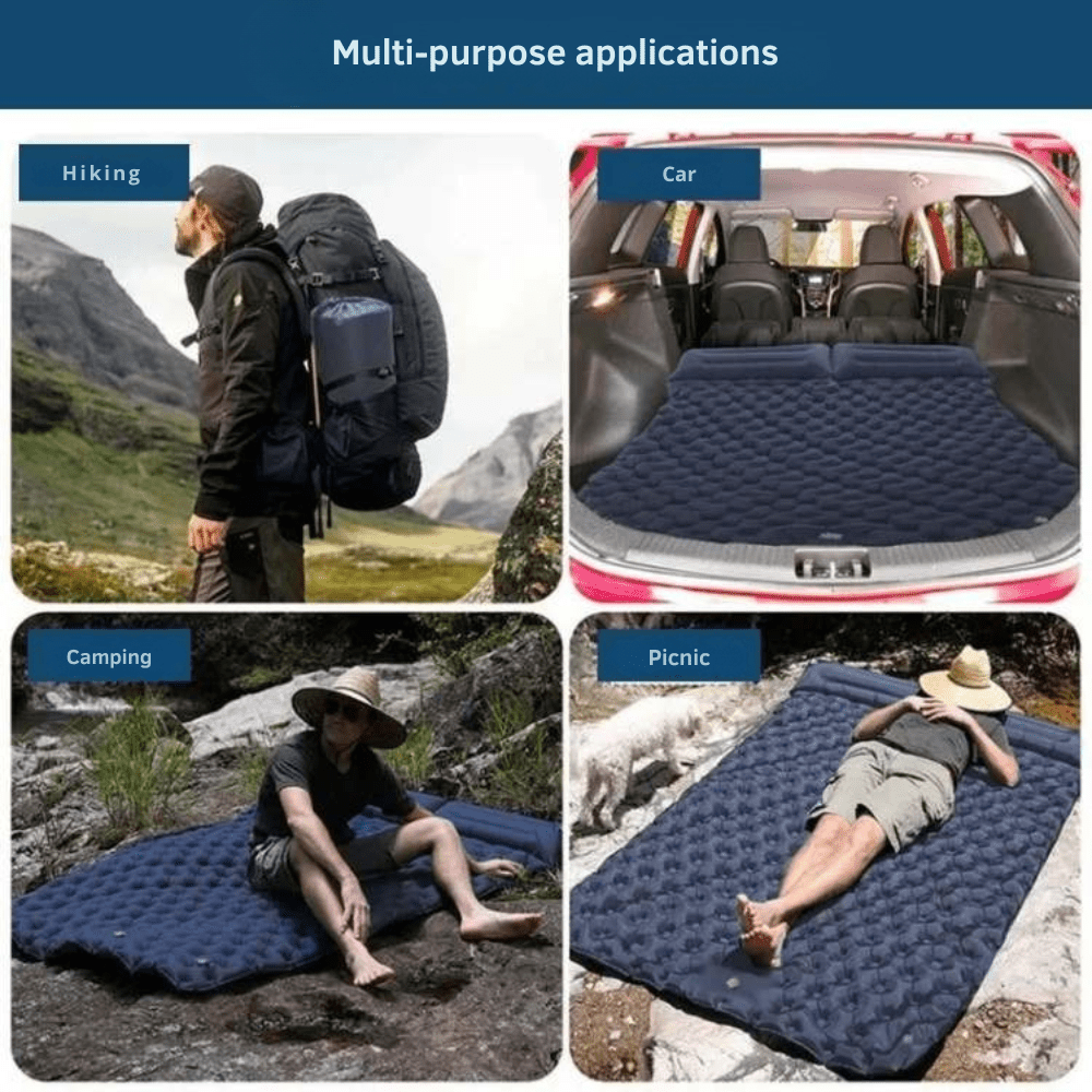 Double Inflatable Camping Mattress – Lightweight and Durable | Active Peaks-Field & Wild