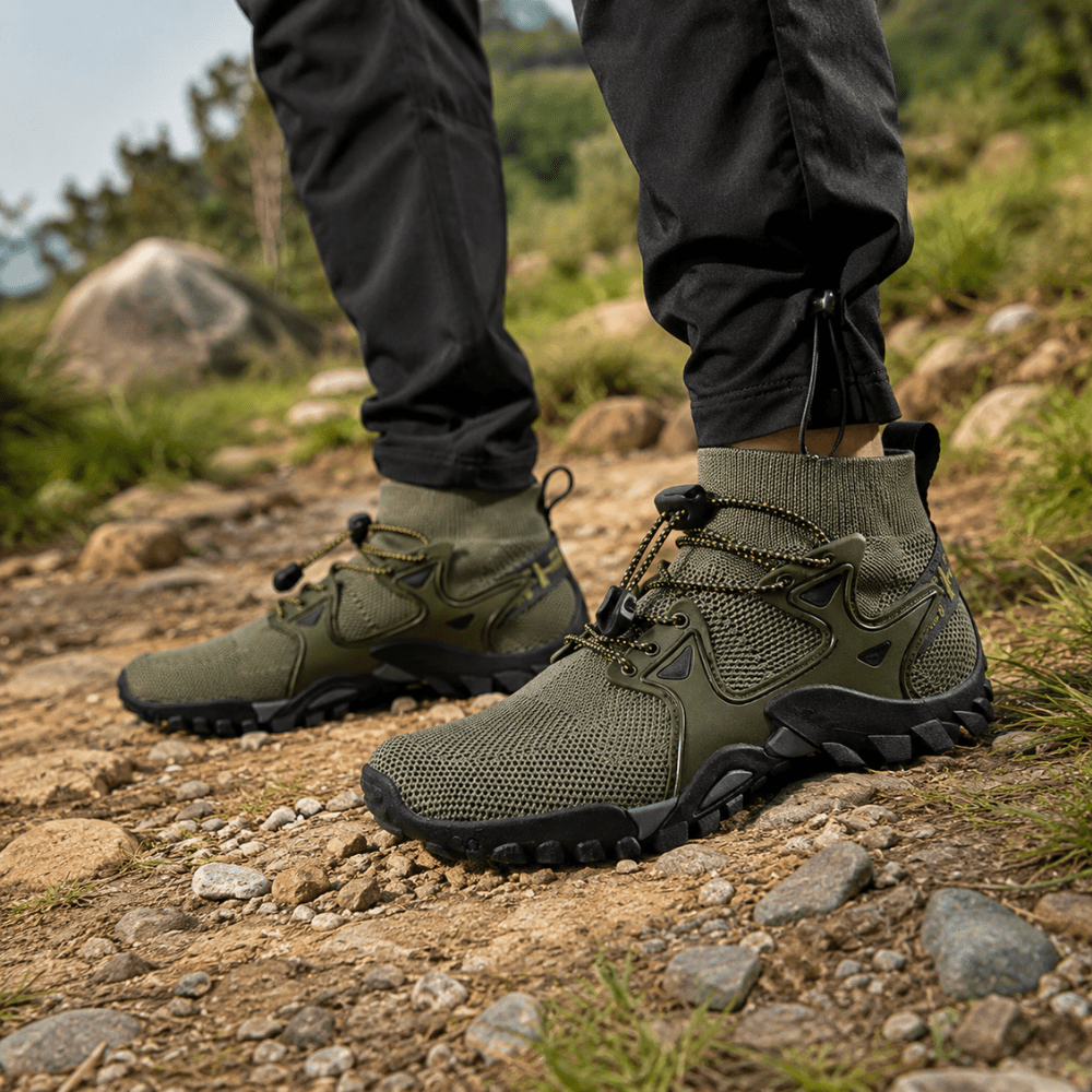 Lightweight Non-Slip Hiking Shoes with Breathable Mesh Upper-Field & Wild