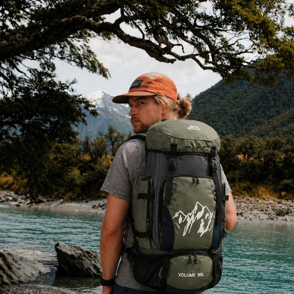 ActivePeaks Rugged and Water-Resistant Hiking Backpack with 90L Capacity-Field & Wild