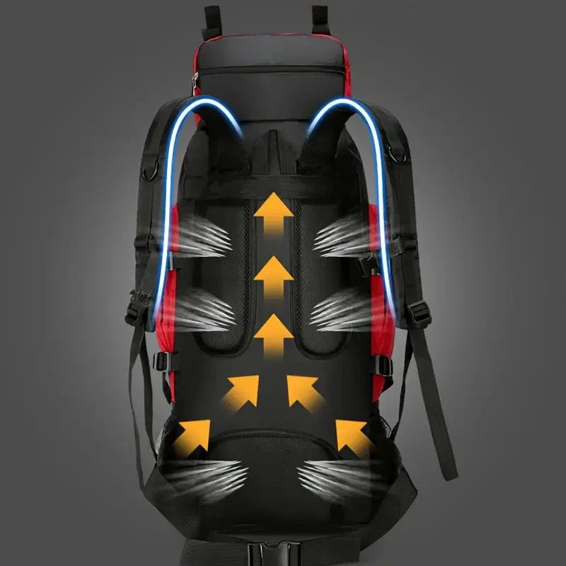 ActivePeaks Rugged and Water-Resistant Hiking Backpack with 90L Capacity-Field & Wild