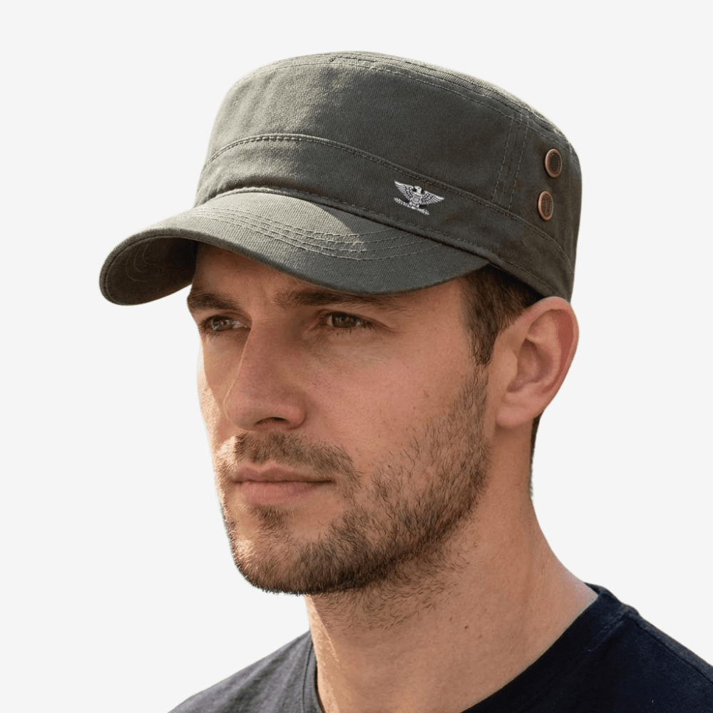 Adjustable Cotton Hiking Cap with Curved Sun Peak-Field & Wild