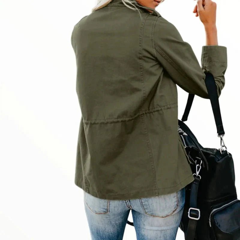 Women’s Windproof Walking Jacket with Adjustable Waist-Field & Wild