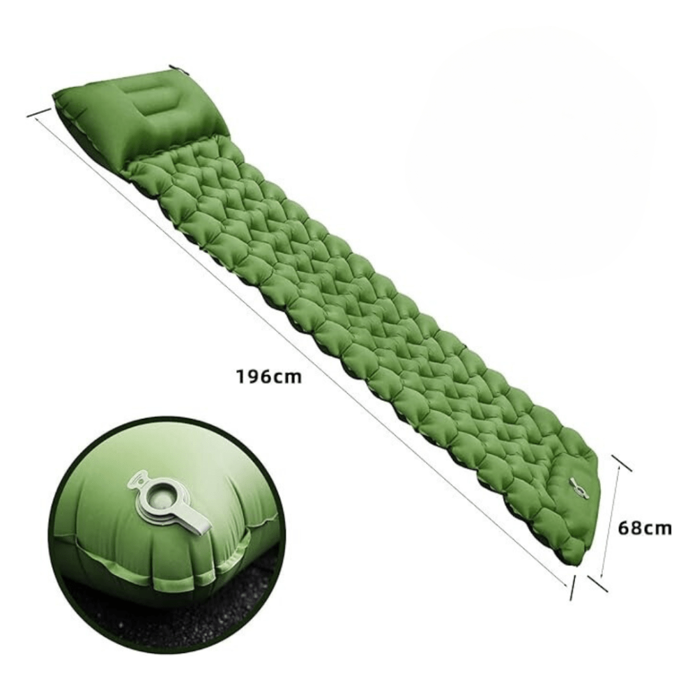 Self-Inflating Camping Mattress with Built-In Pump & Compact Design-Field & Wild