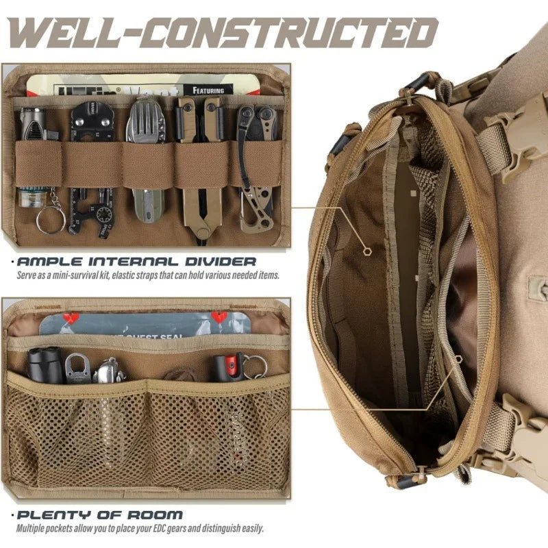 Chest Bag Lightweight Waterproof Nylon Pack | Active Peaks-Field & Wild