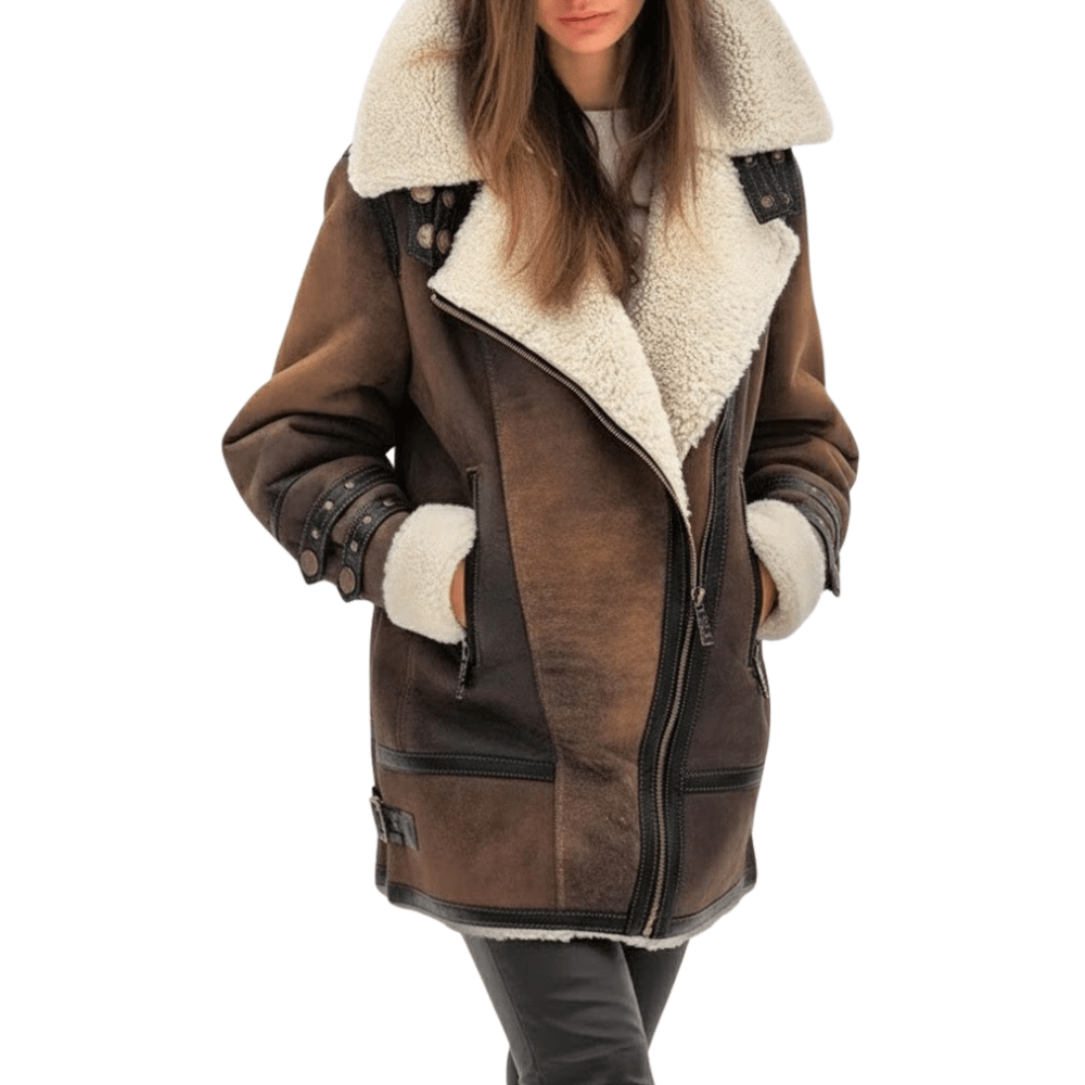 Insulated Shearling Aviator Jacket | Active Peaks-Field & Wild