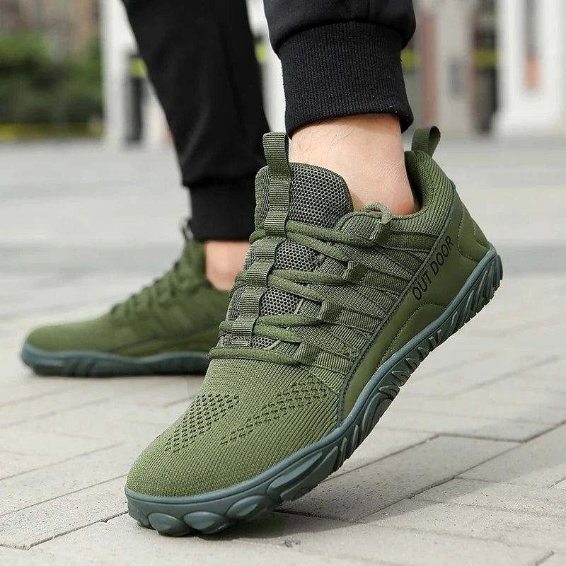 Wide-Fit Walking Shoes with Cushioned Non-Slip Sole-Field & Wild