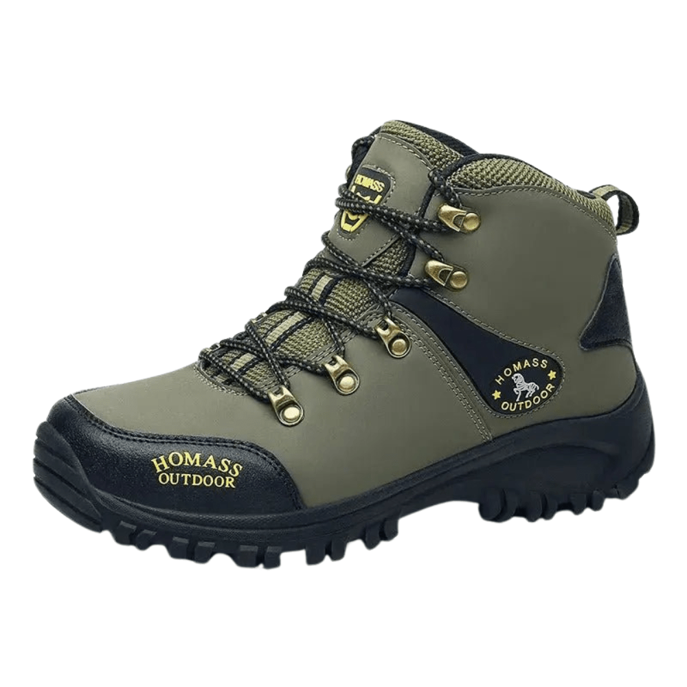 Supportive Water-Resistant Hiking Boots with Grip Sole-Field & Wild