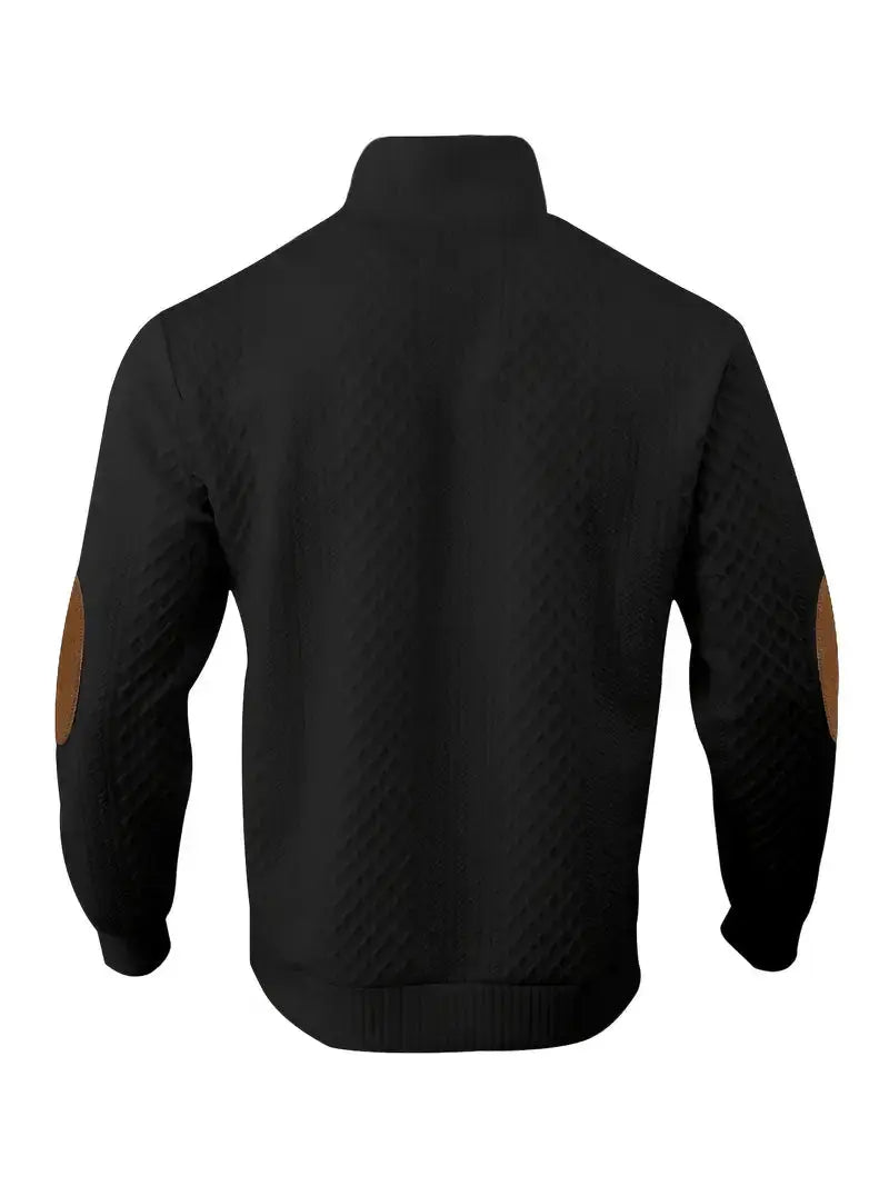 Knitted Outdoor Pullover with Reinforced Patches | Active Peaks-Field & Wild