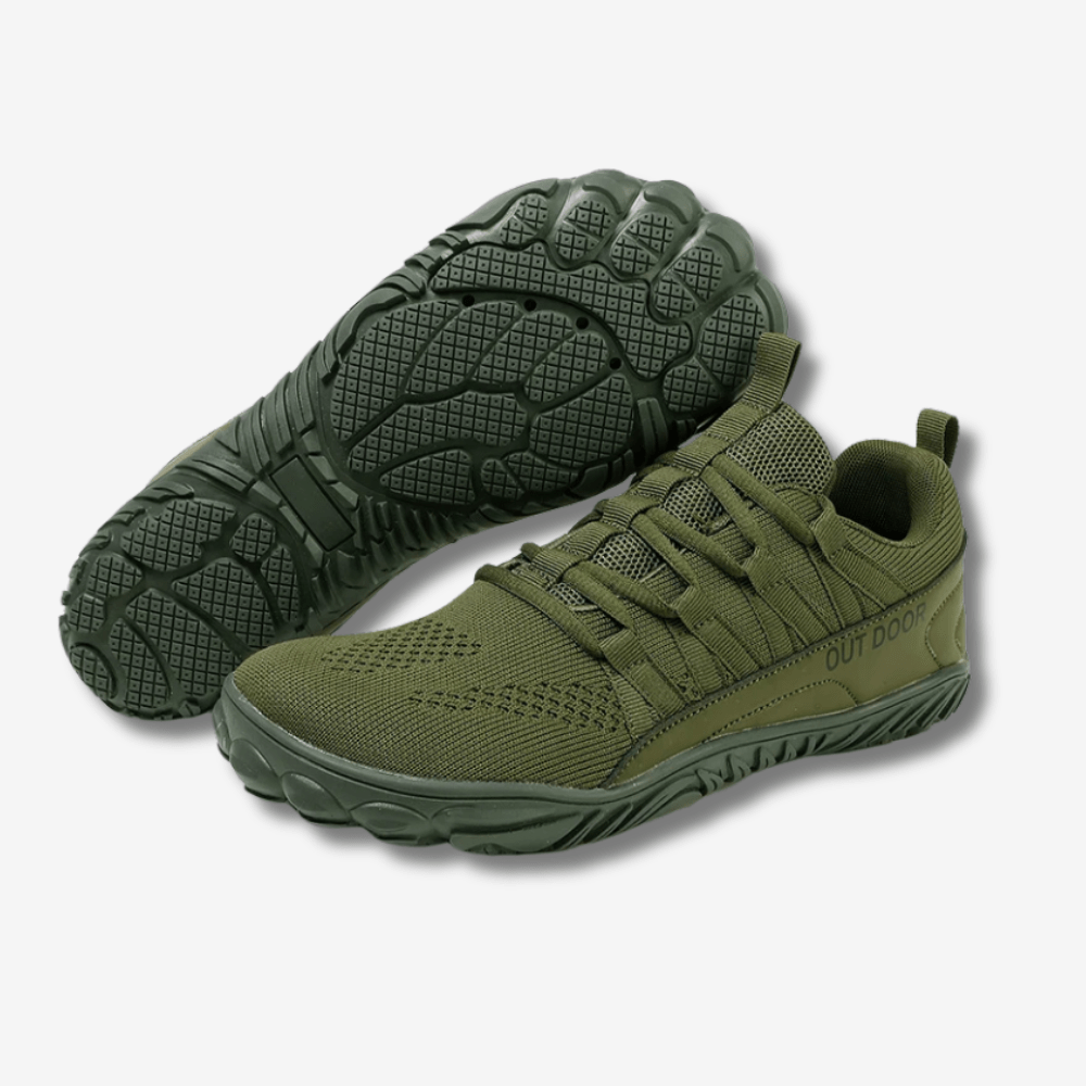 Wide-Fit Walking Shoes with Cushioned Non-Slip Sole-Field & Wild