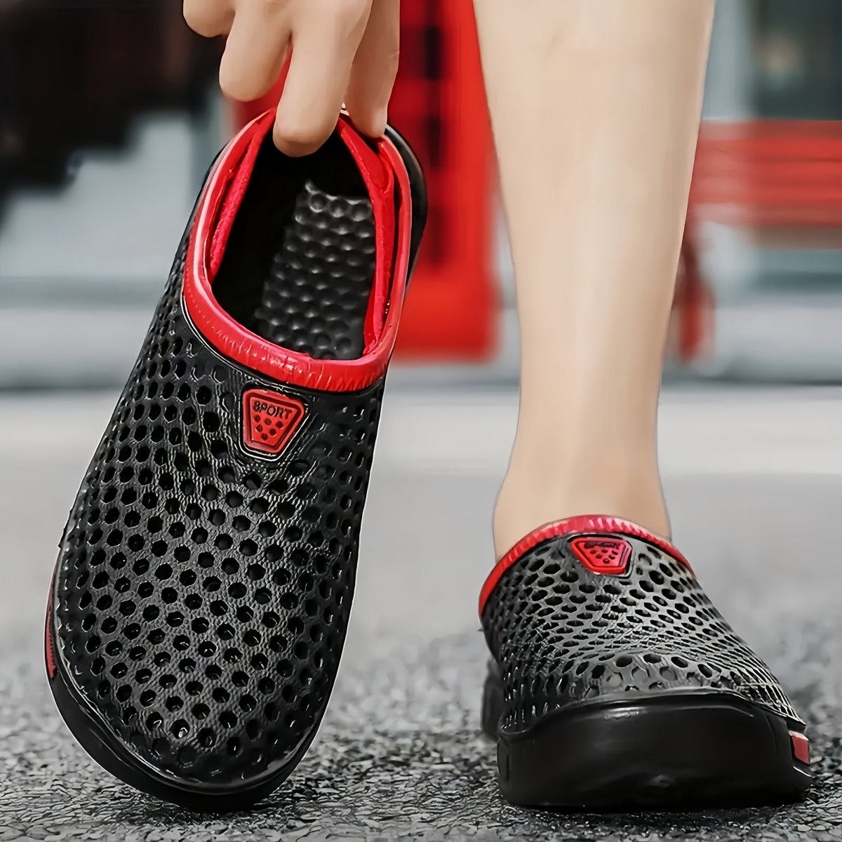 Lightweight Breathable Slip-On Outdoor Sandals - Field & Wild-Field & Wild