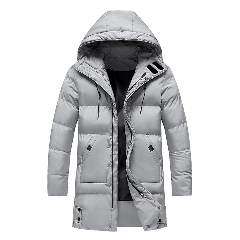 Men’s Hooded Puffer Jacket with Insulated Winter Padding-Field & Wild