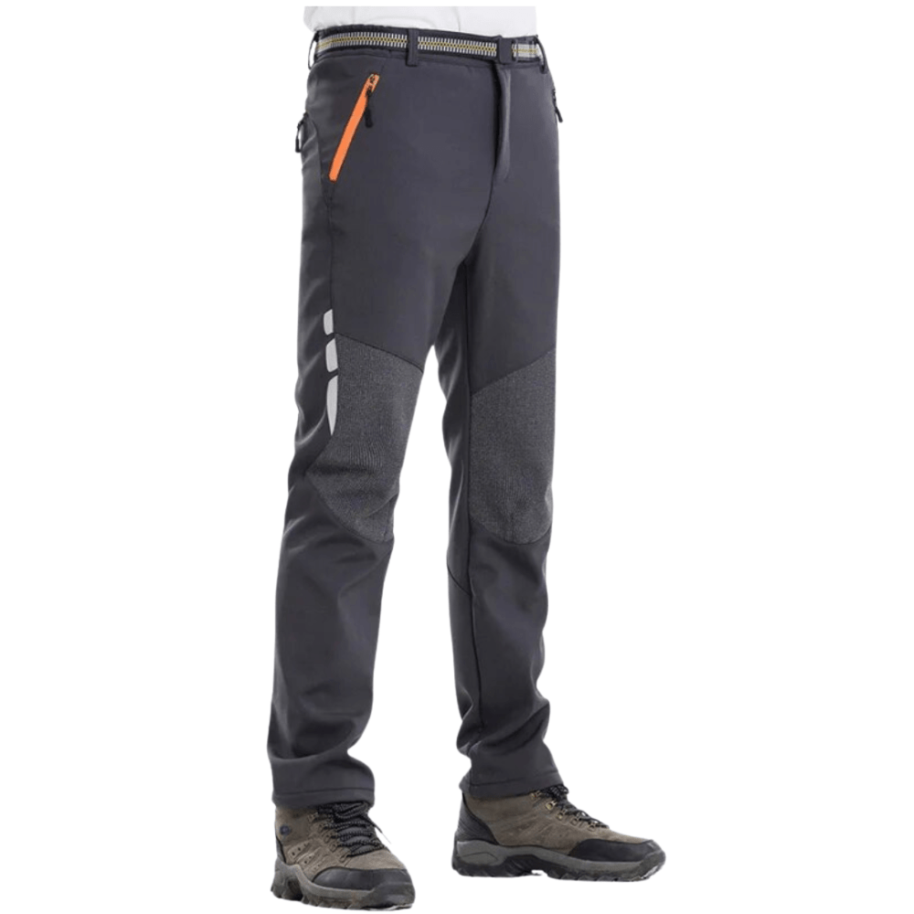Men’s Waterproof Insulated Hiking Trousers with Fleece Lining-Field & Wild