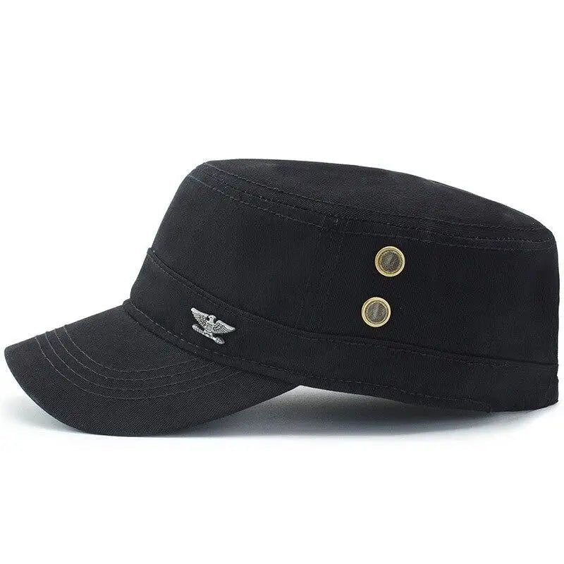 Adjustable Cotton Hiking Cap with Curved Sun Peak-Field & Wild