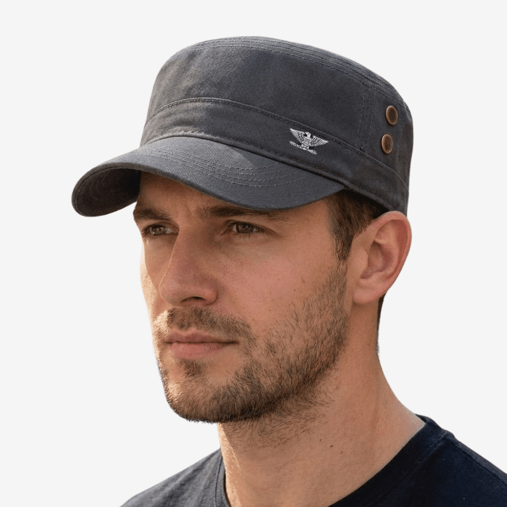 Adjustable Cotton Hiking Cap with Curved Sun Peak-Field & Wild