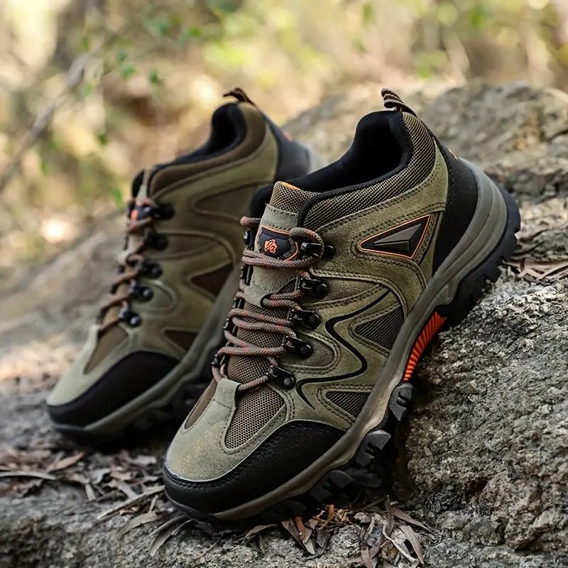 Men’s Water-Resistant Hiking Shoes with Supportive Grip Sole-Field & Wild