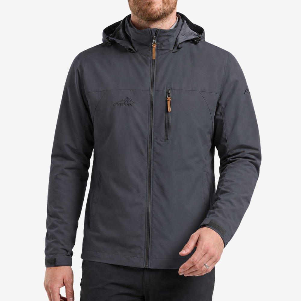 Lightweight Waterproof Outdoor Jacket with Nylon Shell-Field & Wild