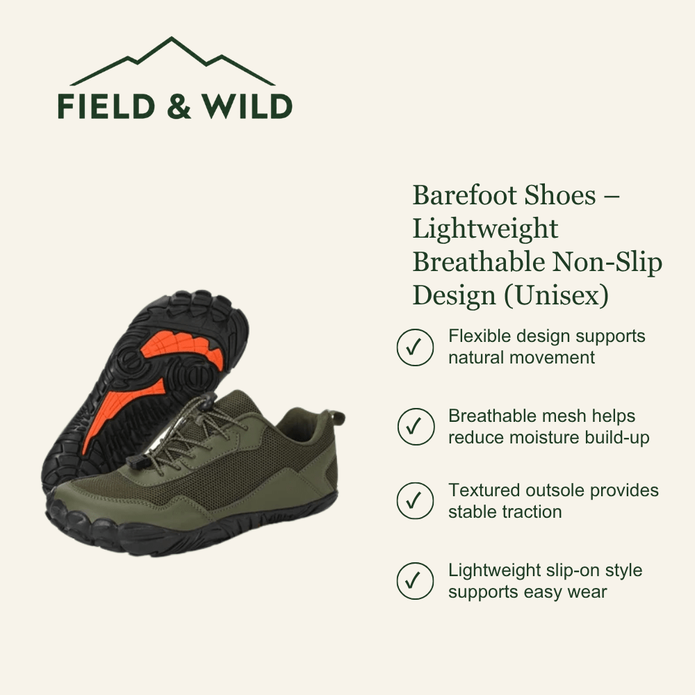 Barefoot Shoes – Lightweight Breathable Non-Slip Design (Unisex)-Field & Wild