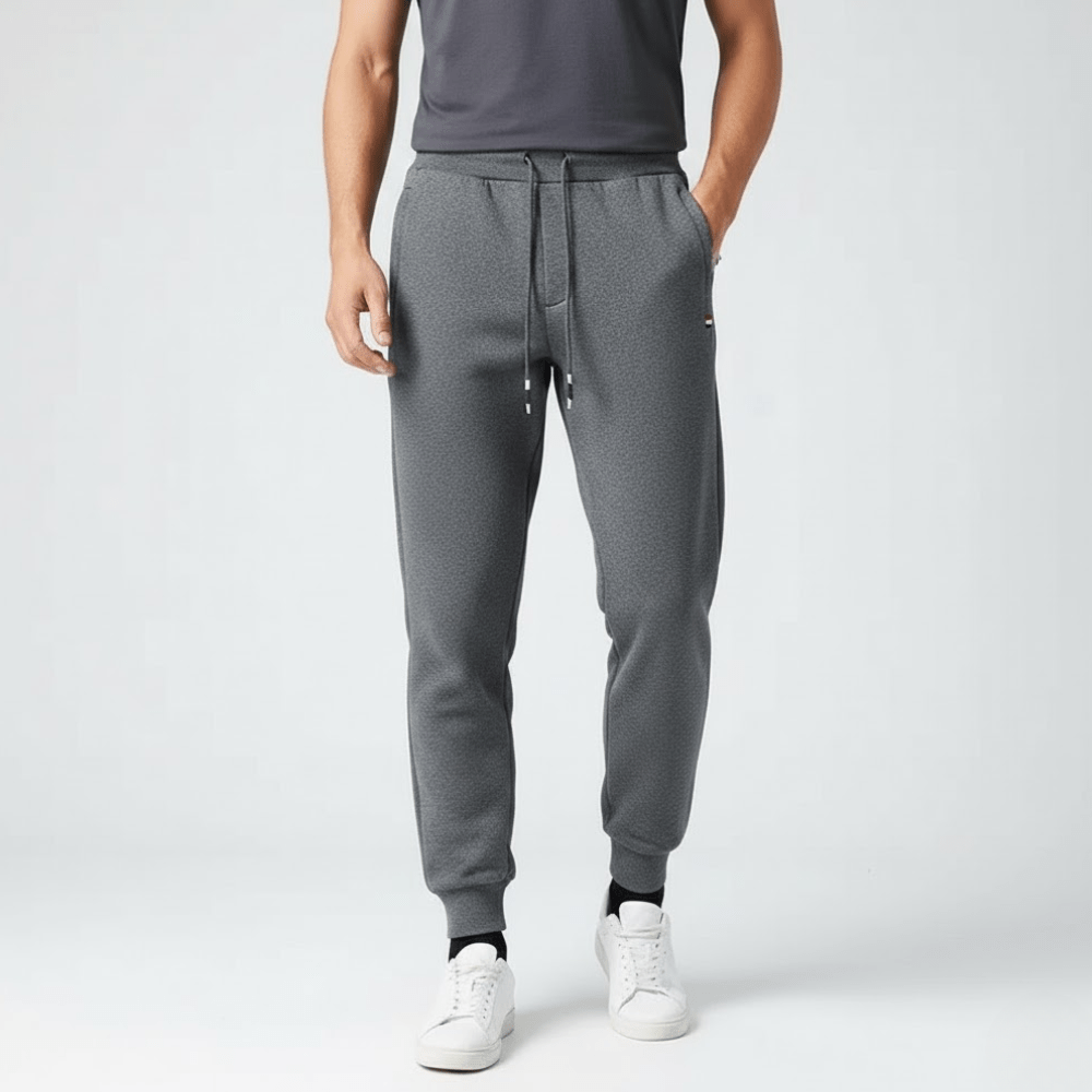 Warm Fleece-Lined Jogging Trousers with Drawstring Waist-Field & Wild
