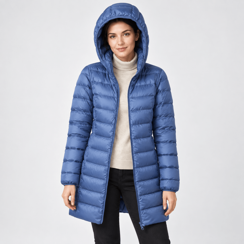 Lightweight Packable Down Coat with Detachable Hood-Field & Wild