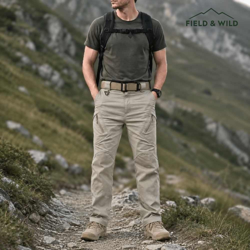 Durable Multi-Pocket Outdoor Trousers for Men-Field & Wild