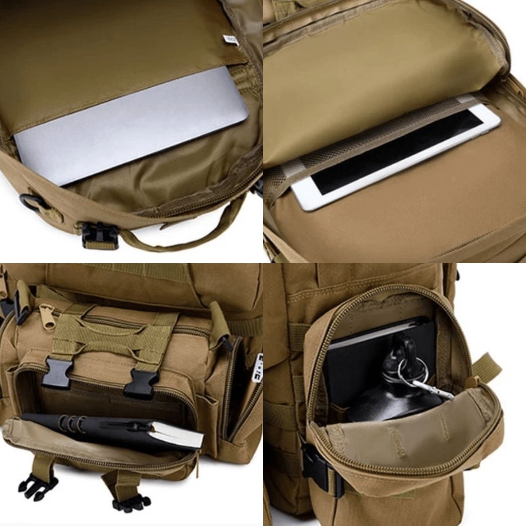 Water-Resistant and Rugged 50L Tactical Backpack-Field & Wild