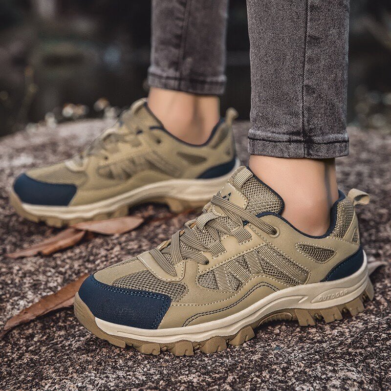 Lightweight Breathable Hiking Shoes with Cushioned Grip Sole-Field & Wild