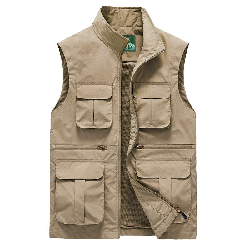 Lightweight Travel Vest with Multi-Pocket Quick-Dry Design-Field & Wild