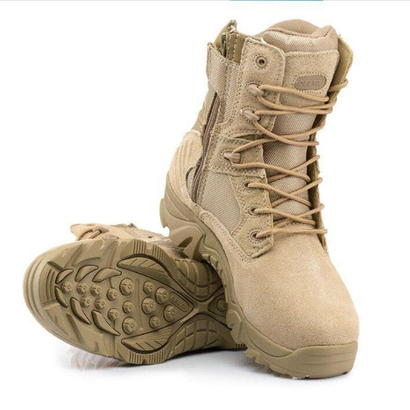 Men’s Waterproof Hiking Shoes with Anti-Slip Grip Sole-Field & Wild