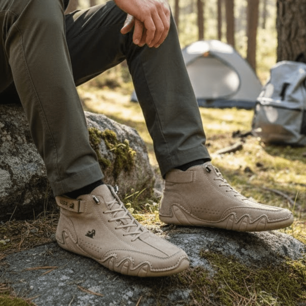 Breathable Walking Shoes with Non-Slip Rubber Sole-Field & Wild