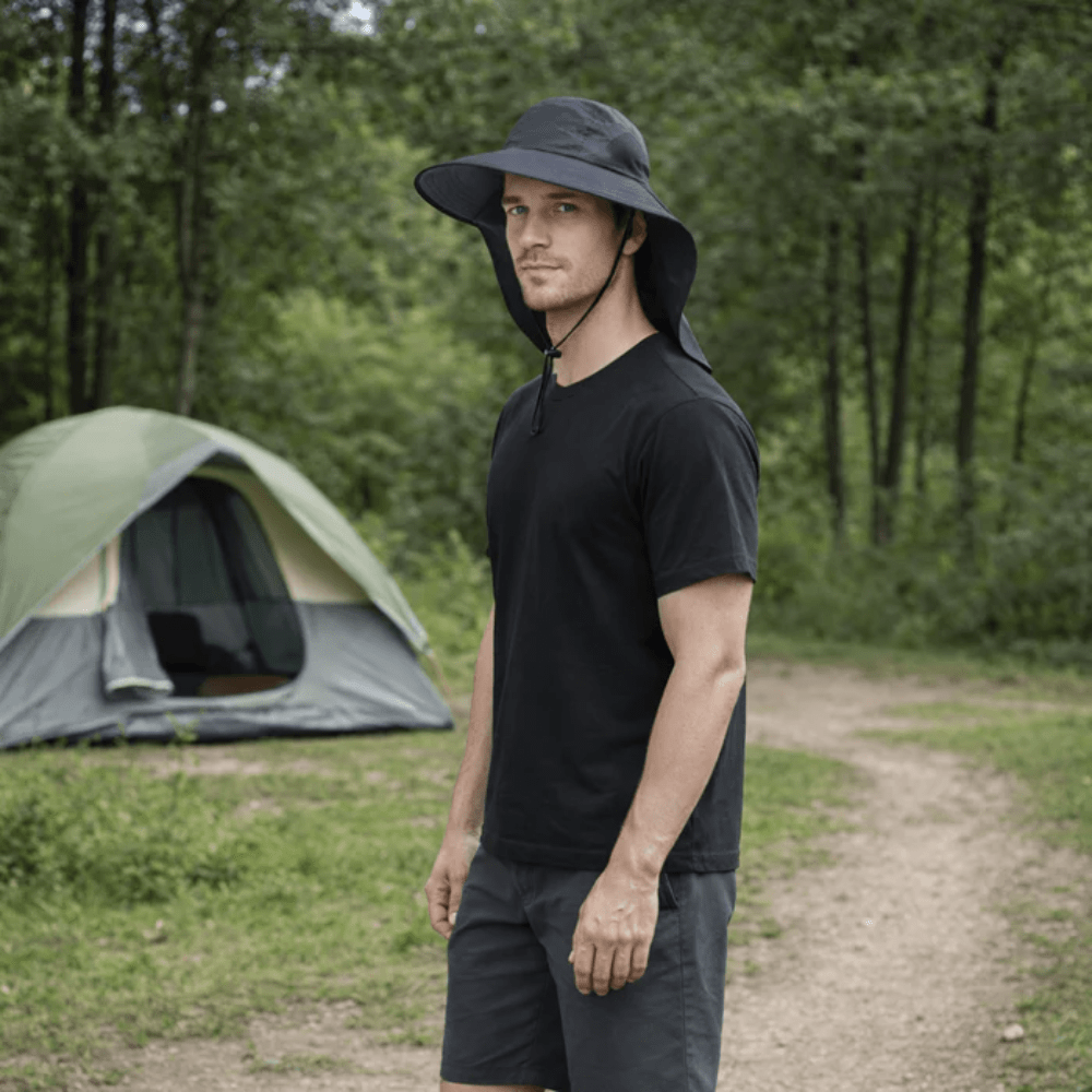 Lightweight Breathable Sun Hat with Wide Brim - Field & Wild-Field & Wild