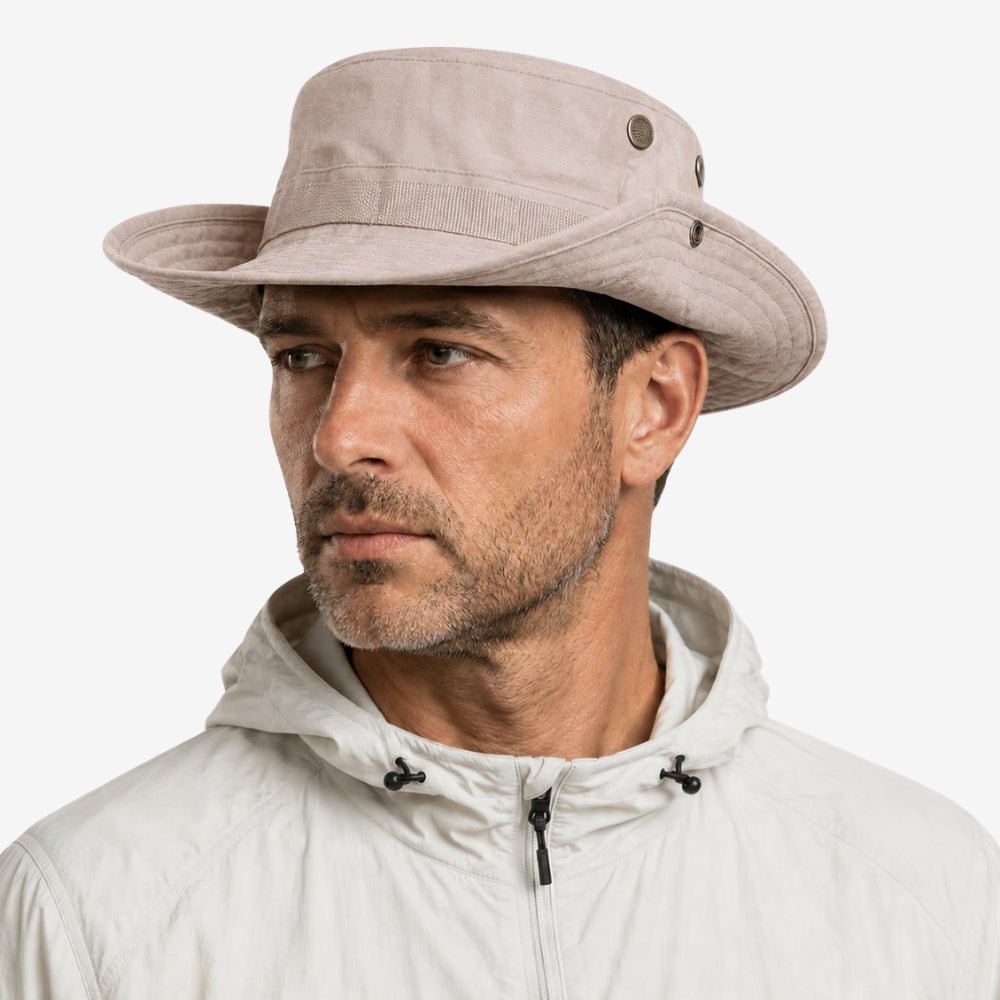 Foldable Bush Hat with Wide Brim & Breathable Ventilation-Field & Wild
