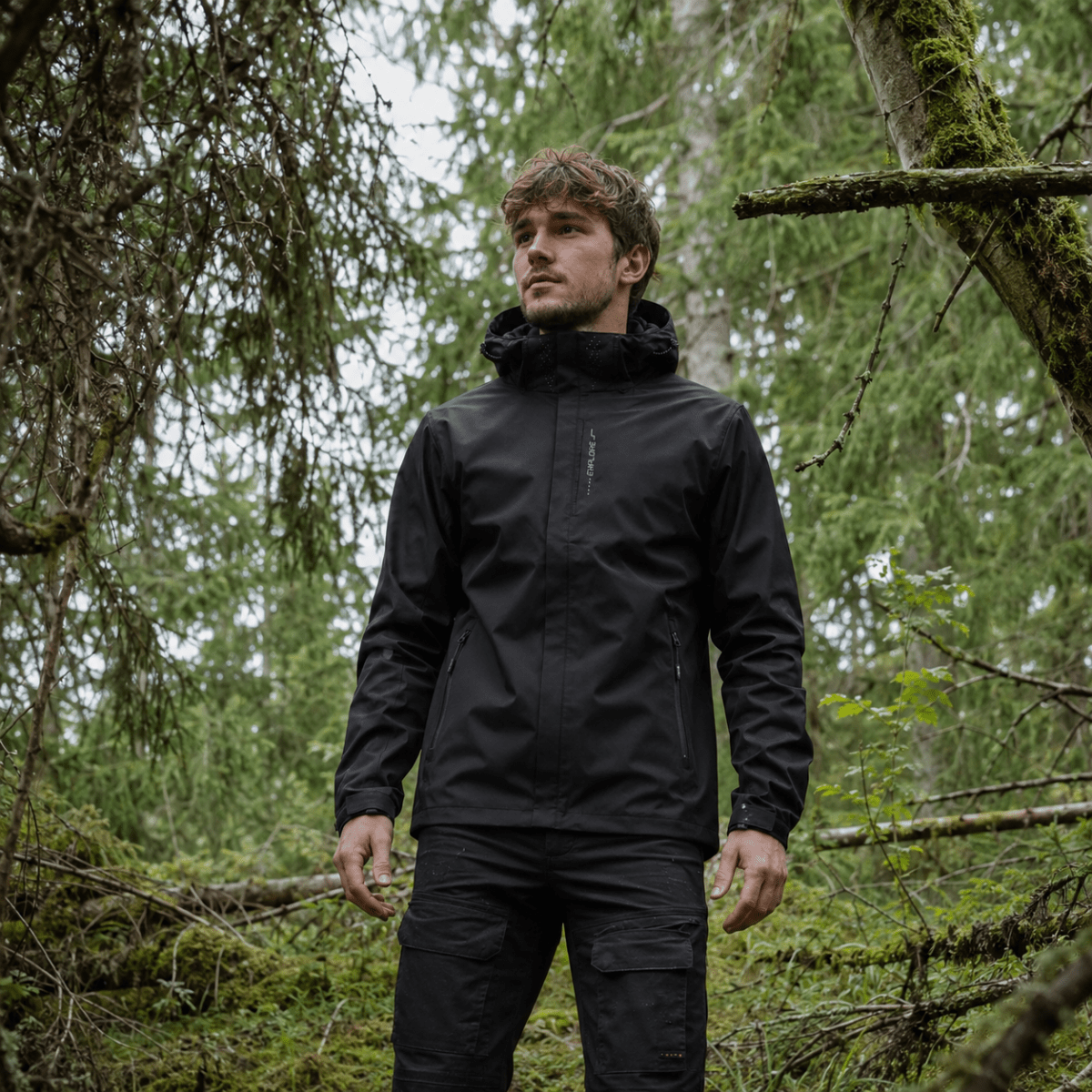 Unisex Lightweight Rain Jacket with Windproof Outdoor Protection-Field & Wild