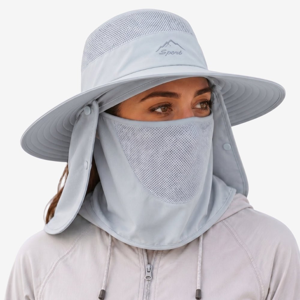 Lightweight Breathable Hiking Hat with Neck Cover | Active Peaks-Field & Wild